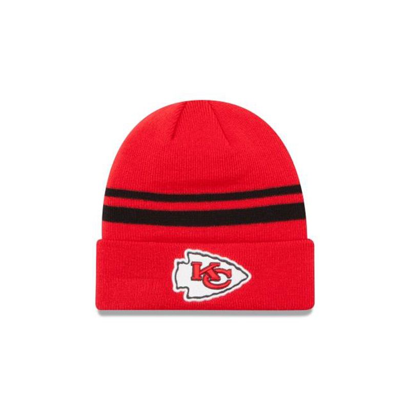 NFL Kansas City Chiefs Cuff Knit (YPS5277) - Red New Era Beanies